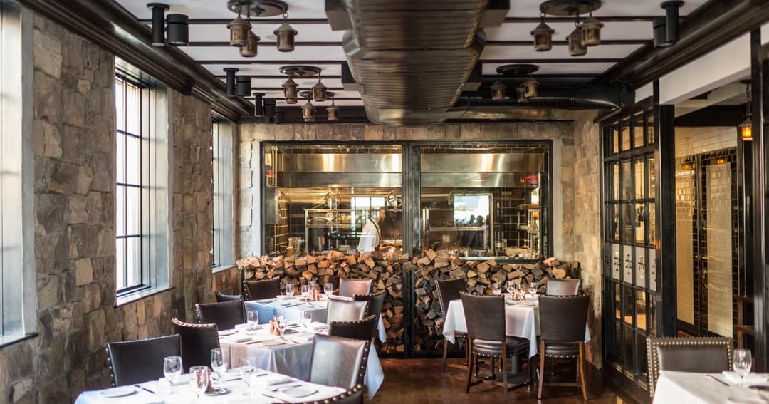 The Charles Room private event space at Addams Tavern